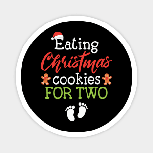 Eating Christmas Cookies For Two Magnet